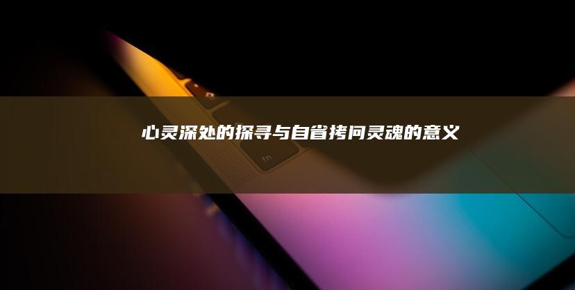 心灵深处的探寻与自省：拷问灵魂的意义